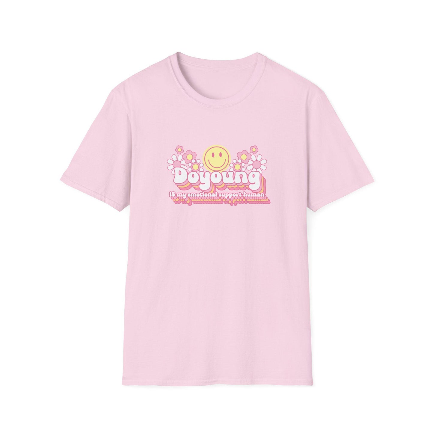 NCT Kpop Shirt, Doyoung Emotional Support Human Tee, Fan Merch, Concert Outfit, Unisex Cotton T-Shirt
