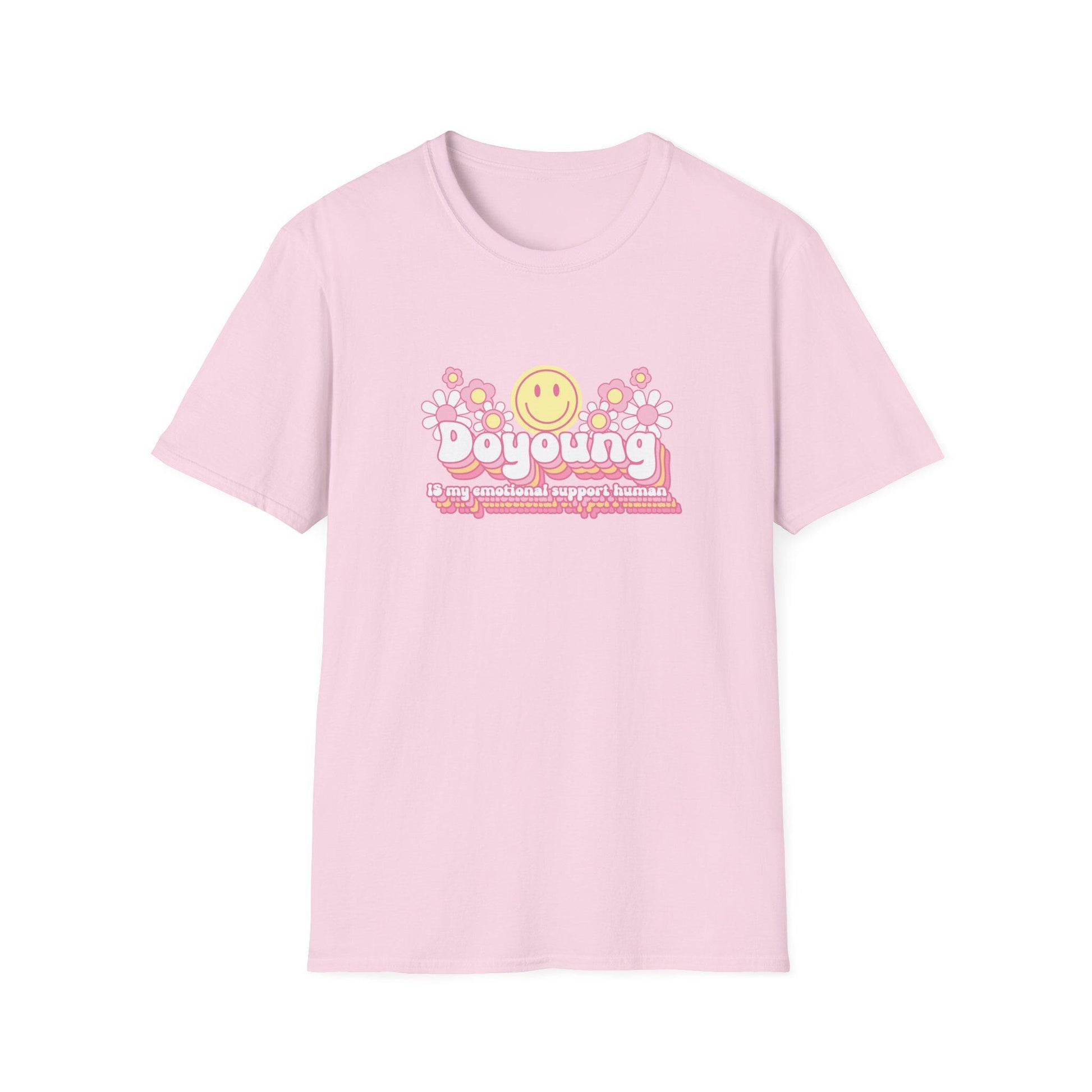NCT Kpop Shirt, Doyoung Emotional Support Human Tee, Fan Merch, Concert Outfit, Unisex Cotton T-Shirt