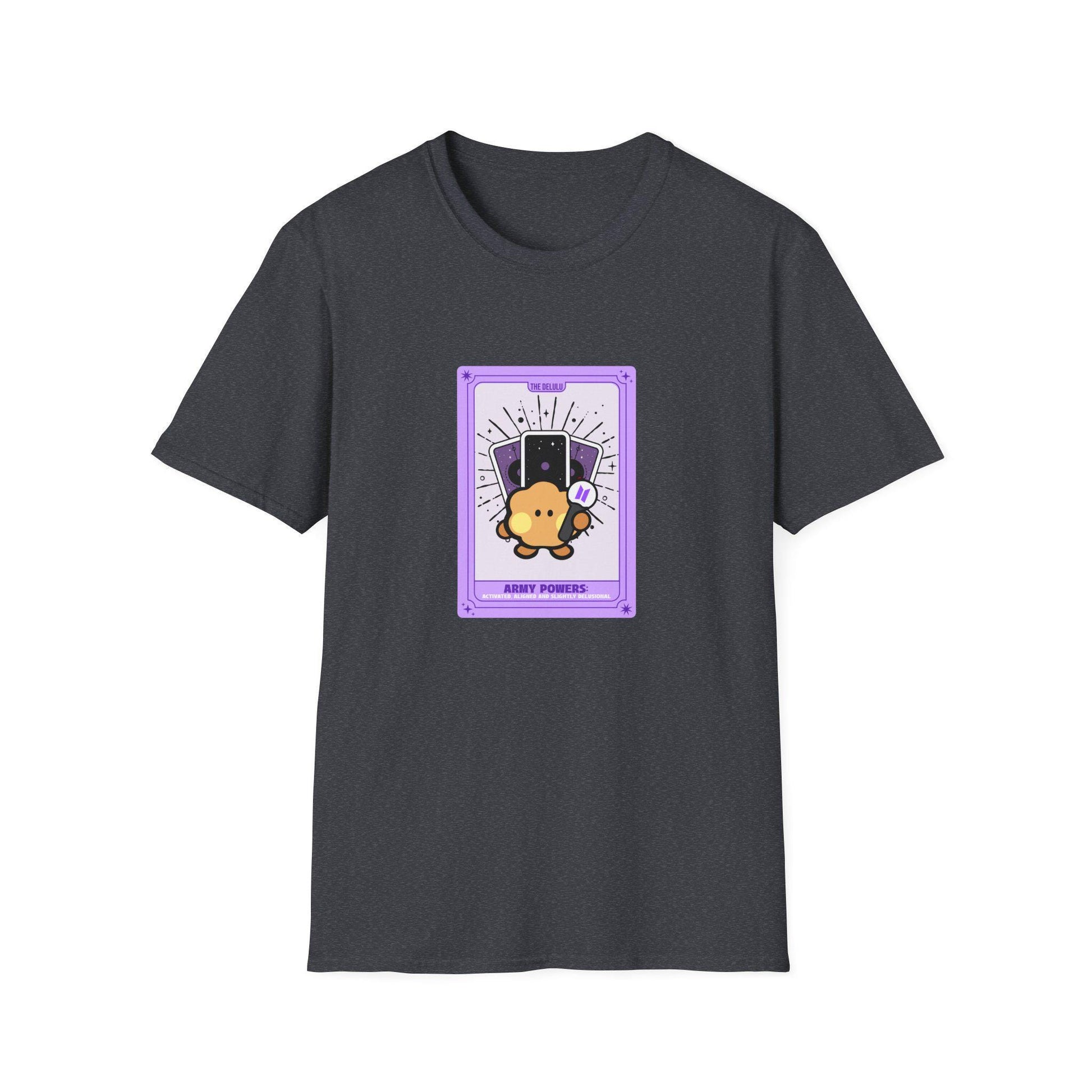 BTS Kpop Shirt, BT21 Shooky Tarot Design, Fan Gift, Concert Outfit Tee, Unisex Cotton Top
