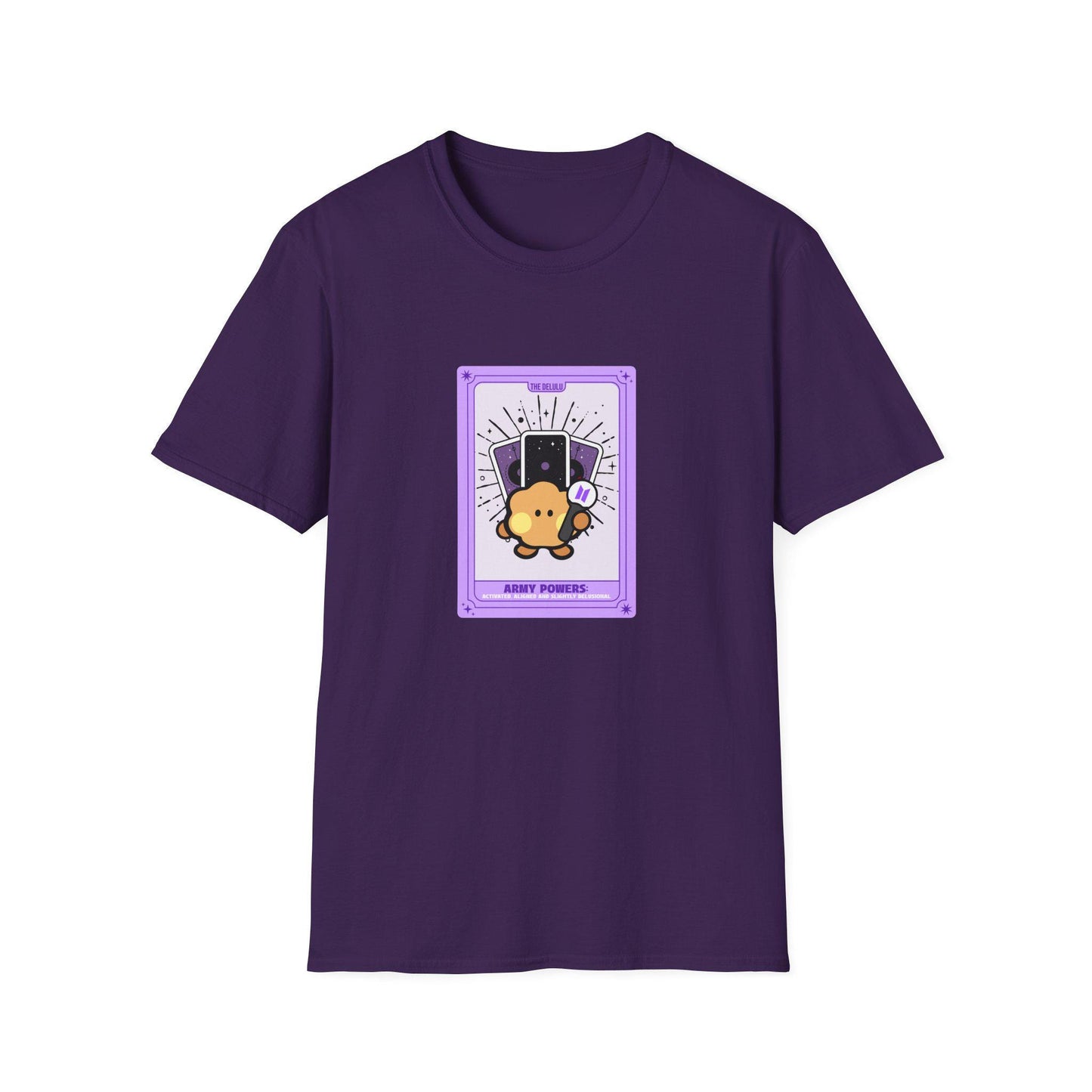 BTS Kpop Shirt, BT21 Shooky Tarot Design, Fan Gift, Concert Outfit Tee, Unisex Cotton Top