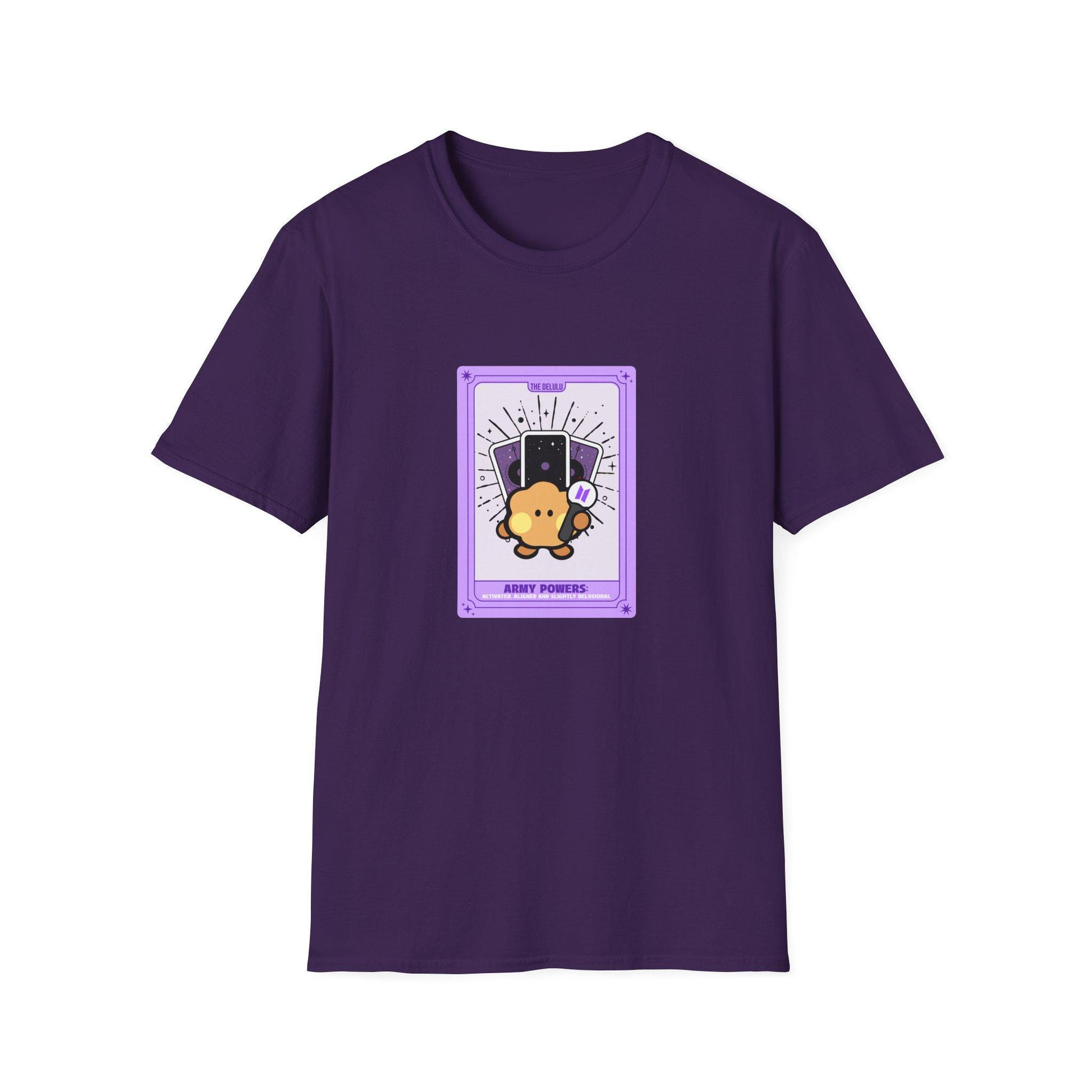 BTS Kpop Shirt, BT21 Shooky Tarot Design, Fan Gift, Concert Outfit Tee, Unisex Cotton Top