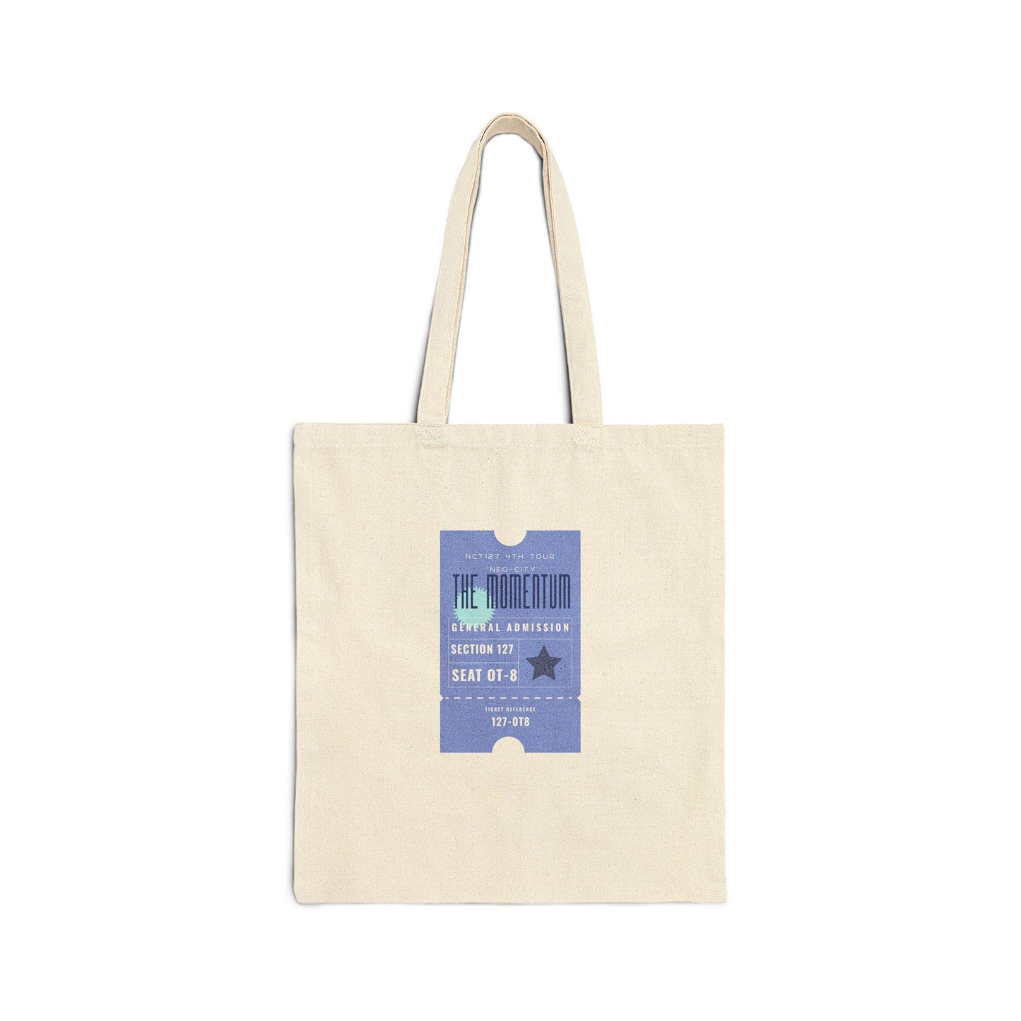 NCT 127 Kpop Tote, Carry the Momentum Bag, Fan Merch, Concert Essential, Reusable Shopper