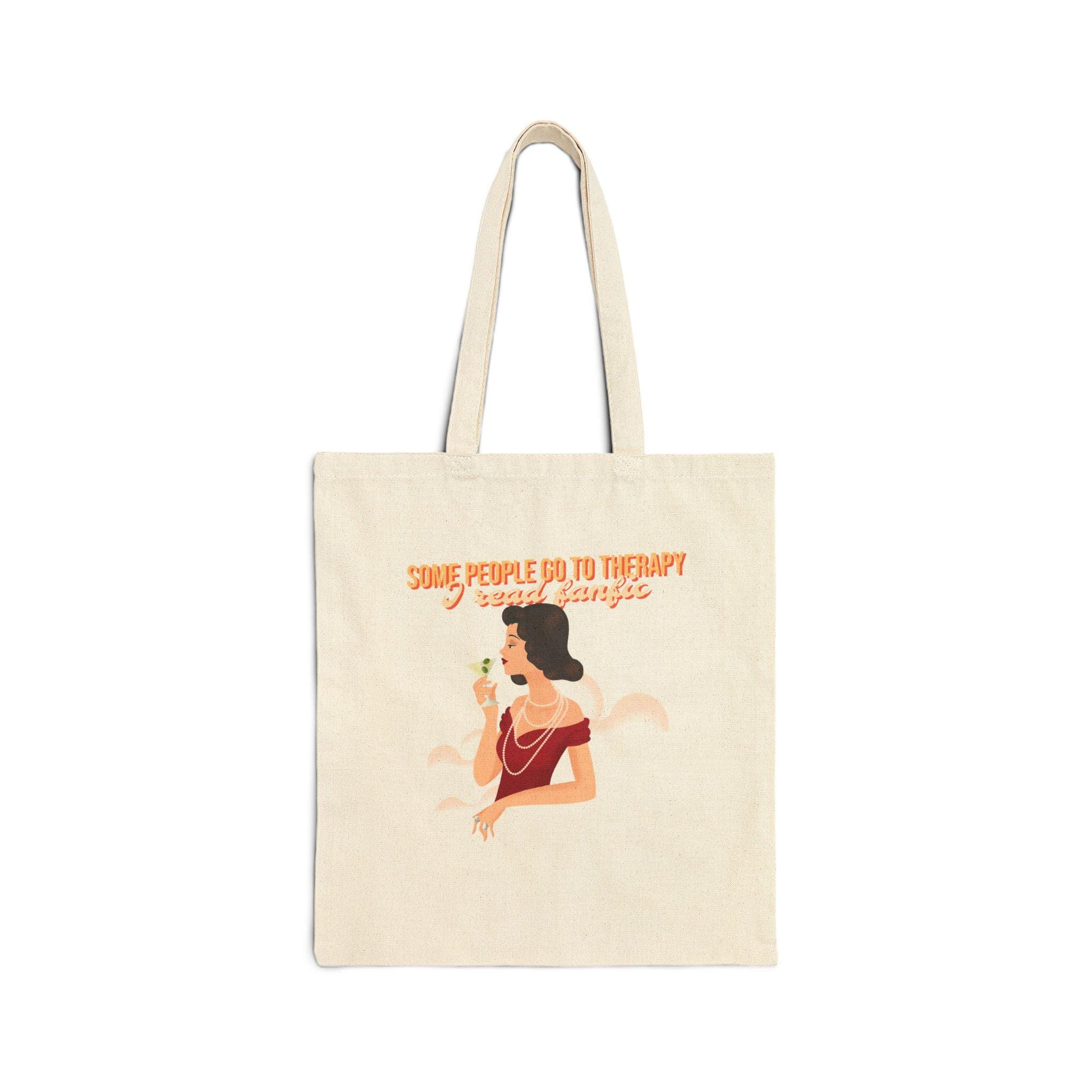 Kpop Tote Bag, Who Needs Therapy Tote, Fanfiction Merch, Funny Gift, Reusable Shopper Bag