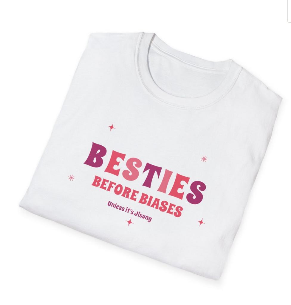 Kpop Shirt, Jisung Besties Before Biases Tee, NCT Dream Fan Merch, Concert Outfit, Unisex Cotton T-Shirt