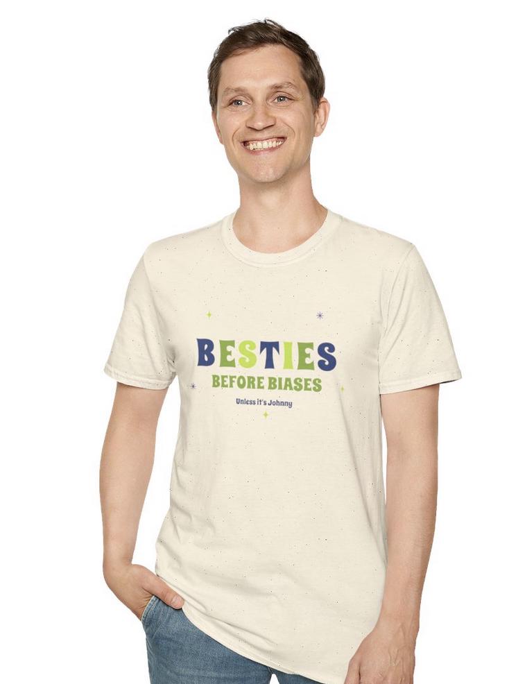 NCT127 Kpop Shirt, Johnny Besties Before Biases Tee, Aesthetic Outfit, Fan Merch, Unisex Cotton T-Shirt