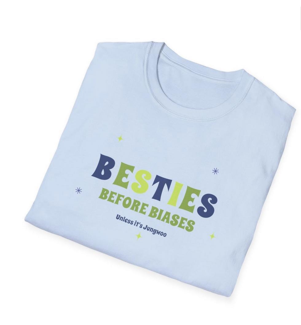 NCT 127 Kpop Shirt, Jungwoo Besties Before Biases Tee, Fan Merch, Concert Outfit, Unisex Cotton T-Shirt