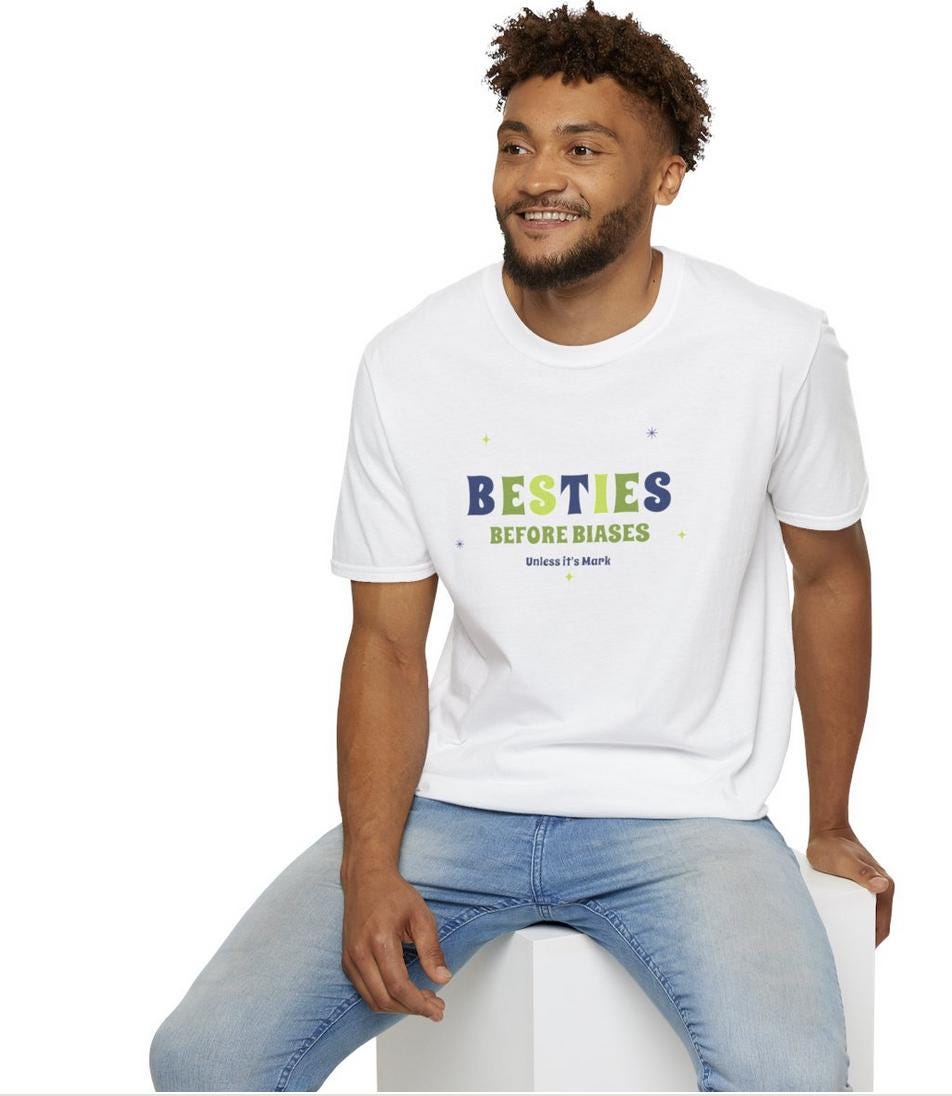 Mark Lee Kpop Shirt, Besties Before Biases Tee, NCT Fan Merch, Concert Outfit, Unisex Cotton T-Shirt