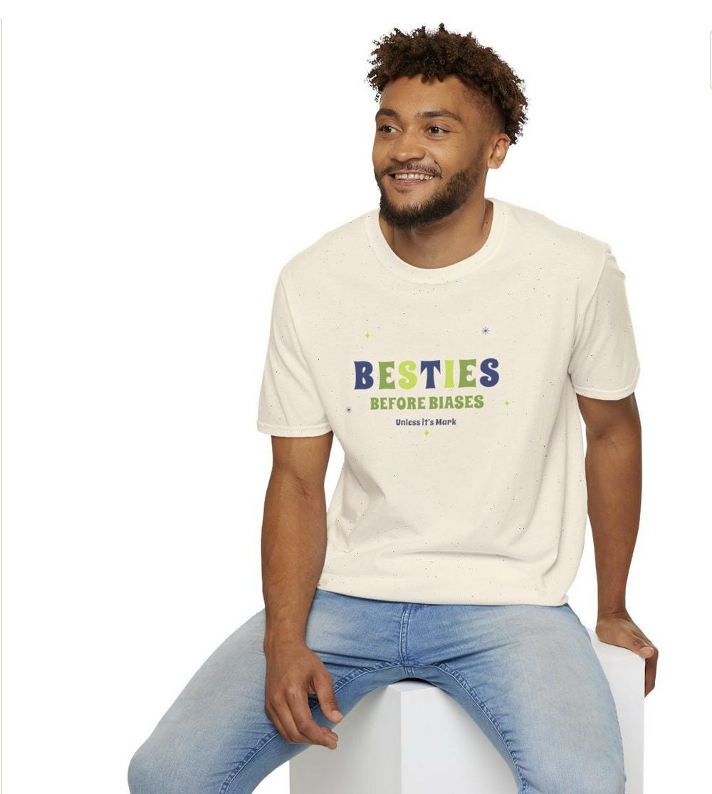 Mark Lee Kpop Shirt, Besties Before Biases Tee, NCT Fan Merch, Concert Outfit, Unisex Cotton T-Shirt