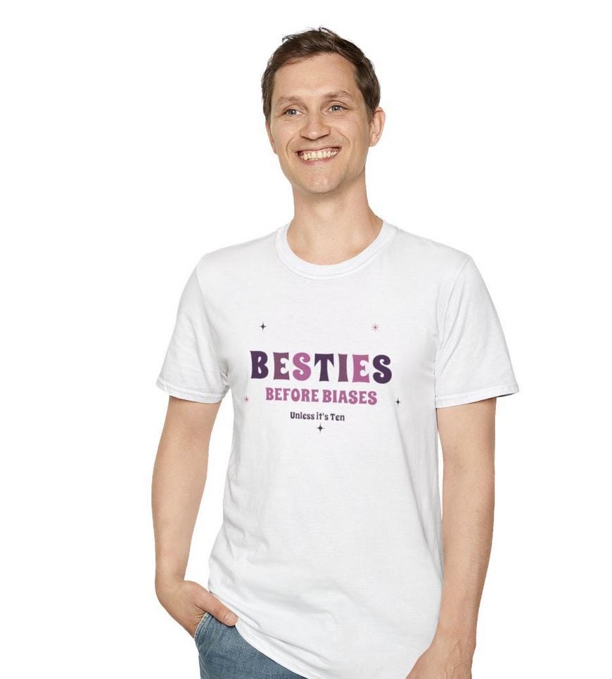 WayV Kpop Shirt, Ten Besties Before Biases Tee, Fan Merch, Concert Outfit, Unisex Cotton T-Shirt