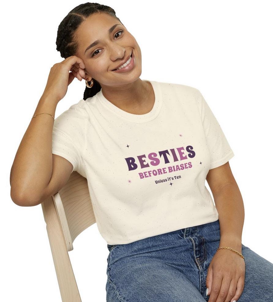 WayV Kpop Shirt, Ten Besties Before Biases Tee, Fan Merch, Concert Outfit, Unisex Cotton T-Shirt