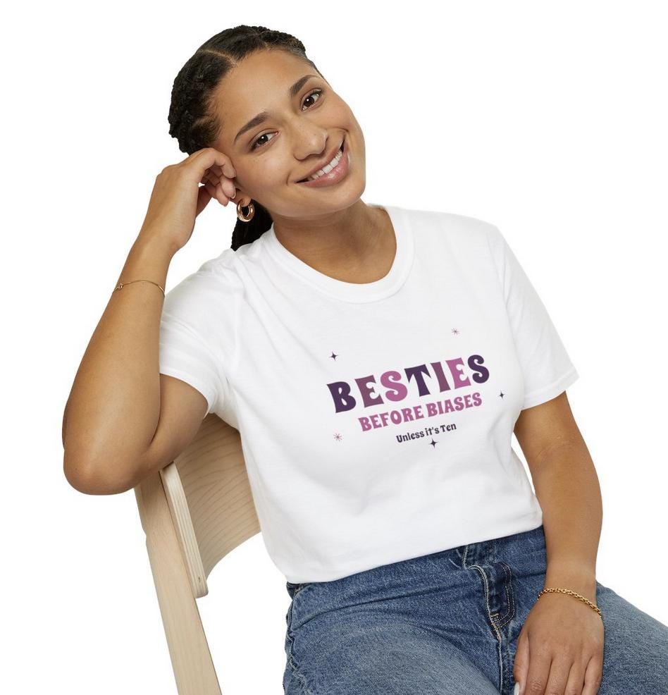 WayV Kpop Shirt, Ten Besties Before Biases Tee, Fan Merch, Concert Outfit, Unisex Cotton T-Shirt