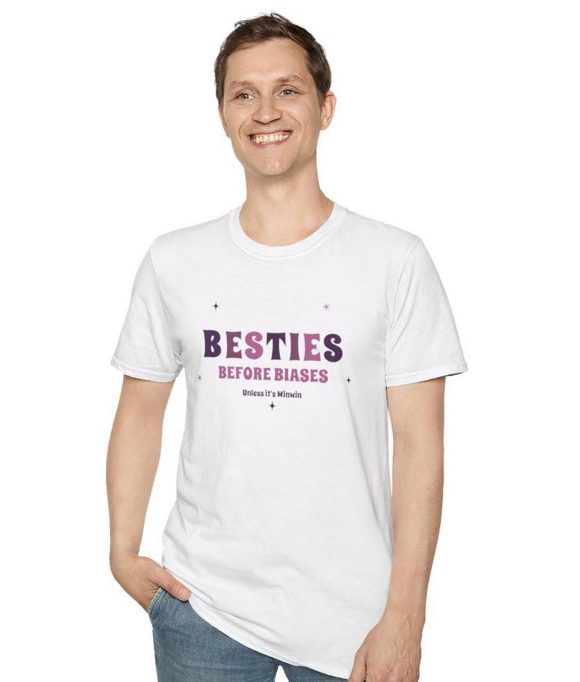 WayV Kpop Shirt, WinWIn Besties Before Biases Tee, Fan Merch, Concert Outfit, Unisex Cotton T-Shirt