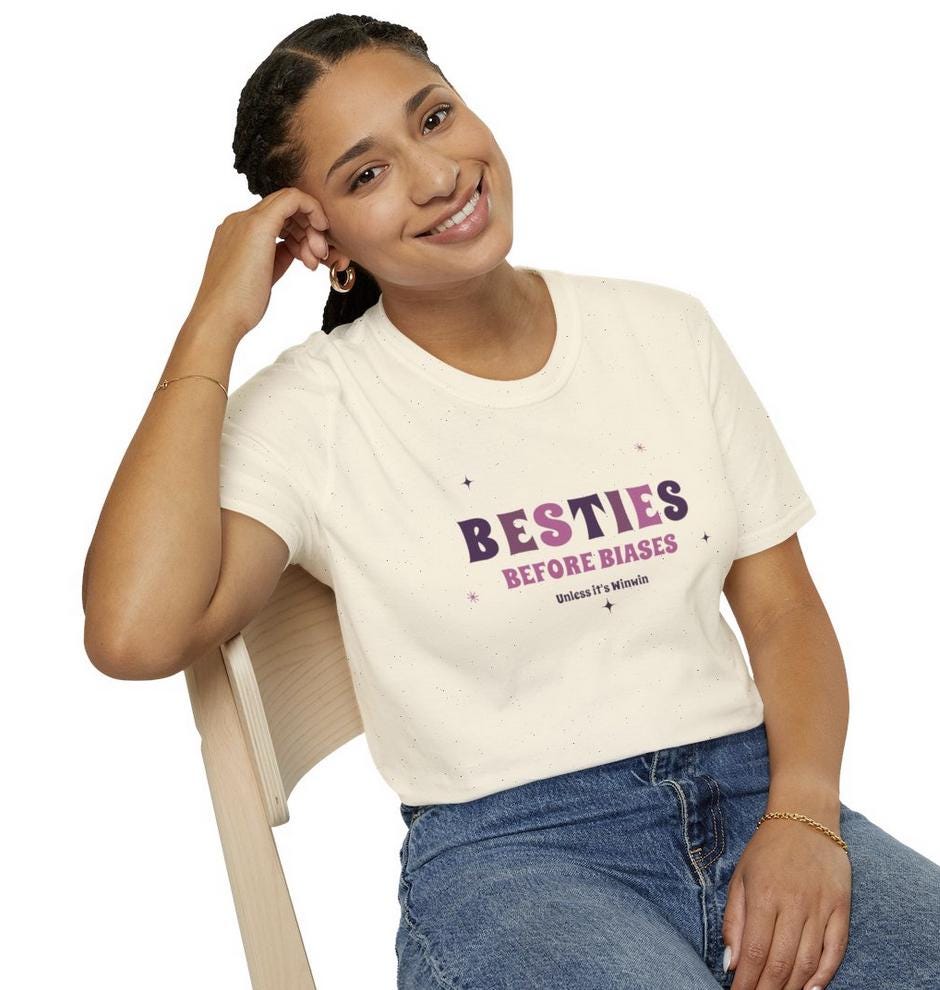 WayV Kpop Shirt, WinWIn Besties Before Biases Tee, Fan Merch, Concert Outfit, Unisex Cotton T-Shirt