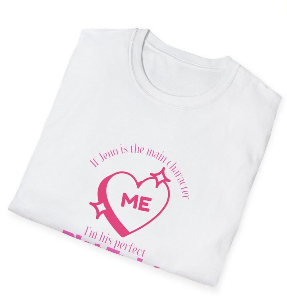 NCT Dream Kpop Shirt, Jeno Plot Twist Tee, Fan Merch, Concert Outfit, Unisex Cotton T-Shirt