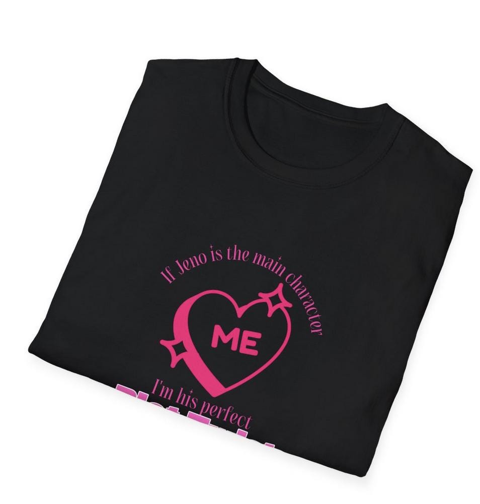 NCT Dream Kpop Shirt, Jeno Plot Twist Tee, Fan Merch, Concert Outfit, Unisex Cotton T-Shirt