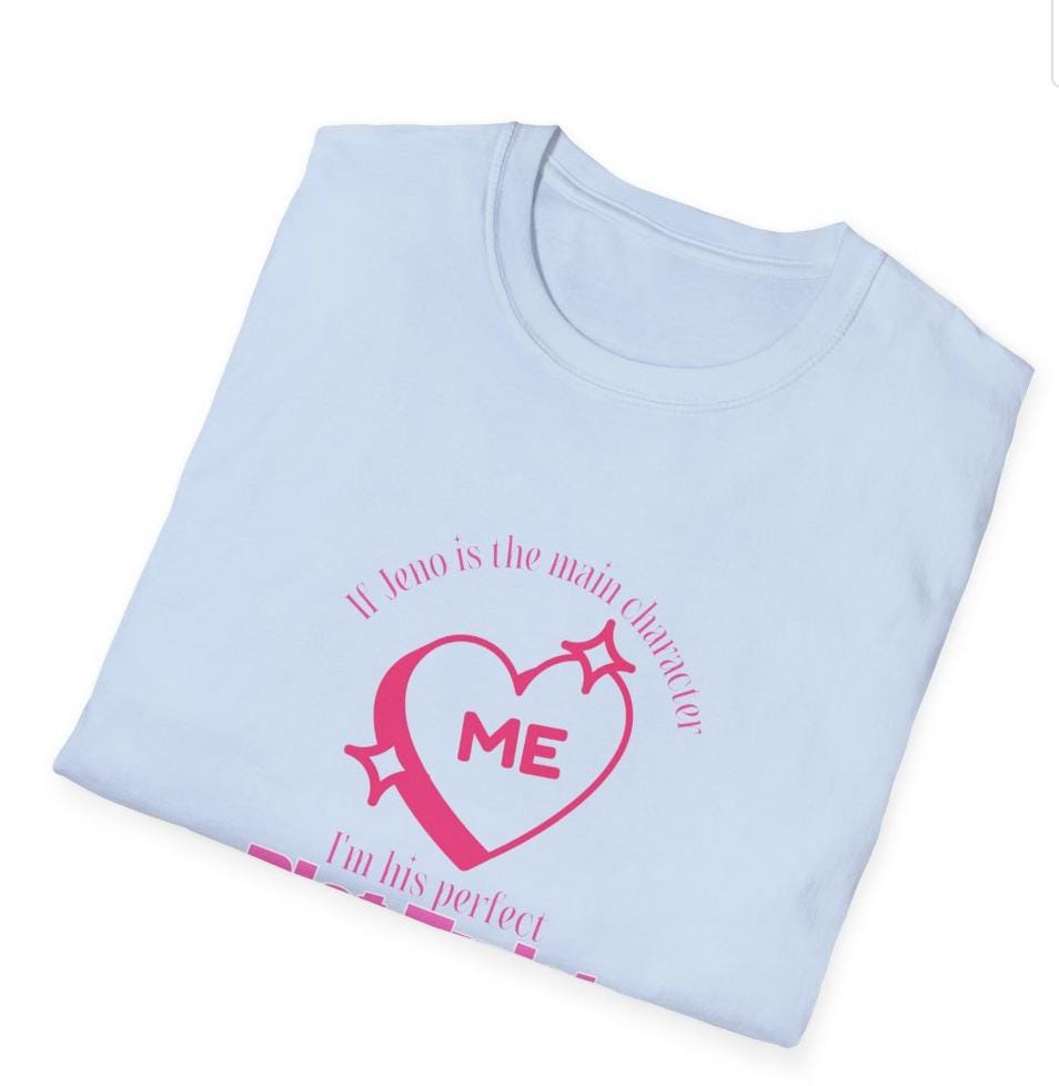 NCT Dream Kpop Shirt, Jeno Plot Twist Tee, Fan Merch, Concert Outfit, Unisex Cotton T-Shirt