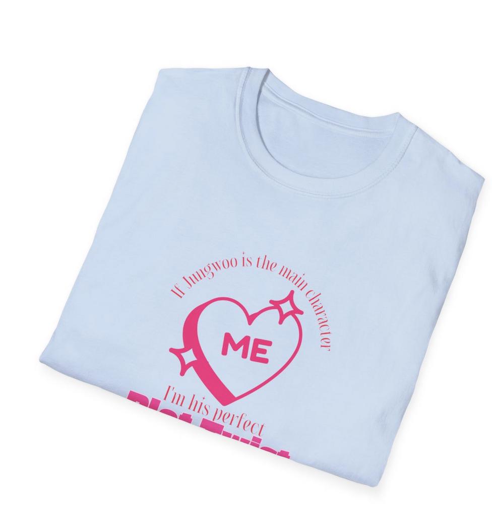 Jungwoo Kpop Shirt, Plot Twist Tee, NCT127 Fan Merch, Concert Outfit, Unisex Cotton T-Shirt