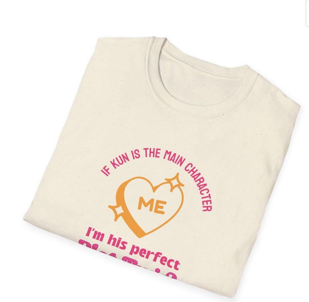 Kpop Shirt, Kun Plot Twist Tee, WayV Fan Merch, Concert Outfit, Unisex Cotton T-Shirt