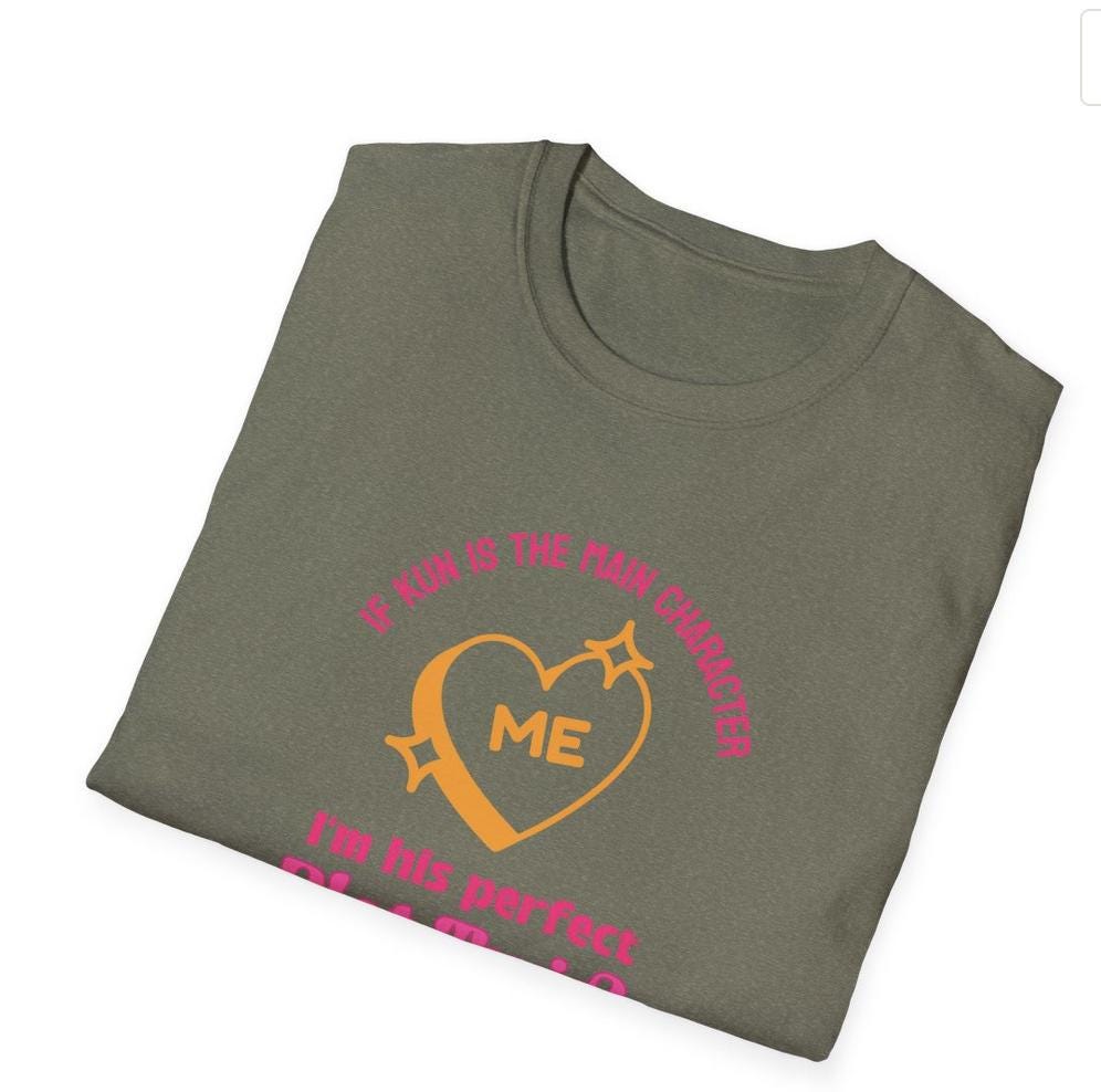 Kpop Shirt, Kun Plot Twist Tee, WayV Fan Merch, Concert Outfit, Unisex Cotton T-Shirt
