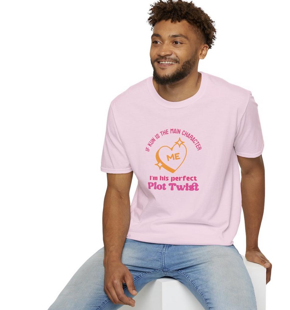 Kpop Shirt, Kun Plot Twist Tee, WayV Fan Merch, Concert Outfit, Unisex Cotton T-Shirt