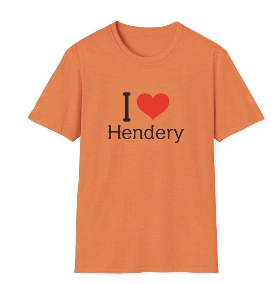 WayV Kpop Shirt, I Love Hendery Tee, Fan Gift, Concert Outfit, Unisex Cotton T-Shirt