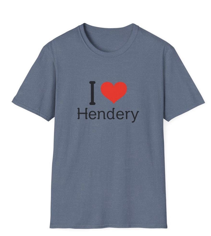 WayV Kpop Shirt, I Love Hendery Tee, Fan Gift, Concert Outfit, Unisex Cotton T-Shirt