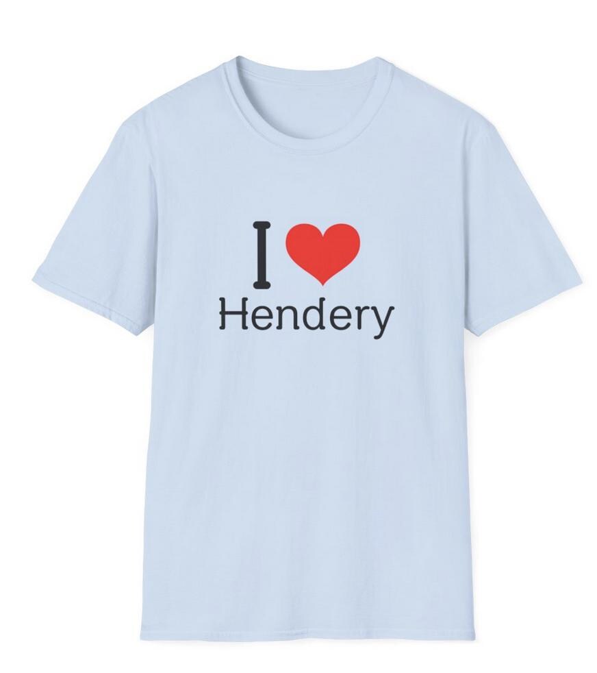 WayV Kpop Shirt, I Love Hendery Tee, Fan Gift, Concert Outfit, Unisex Cotton T-Shirt