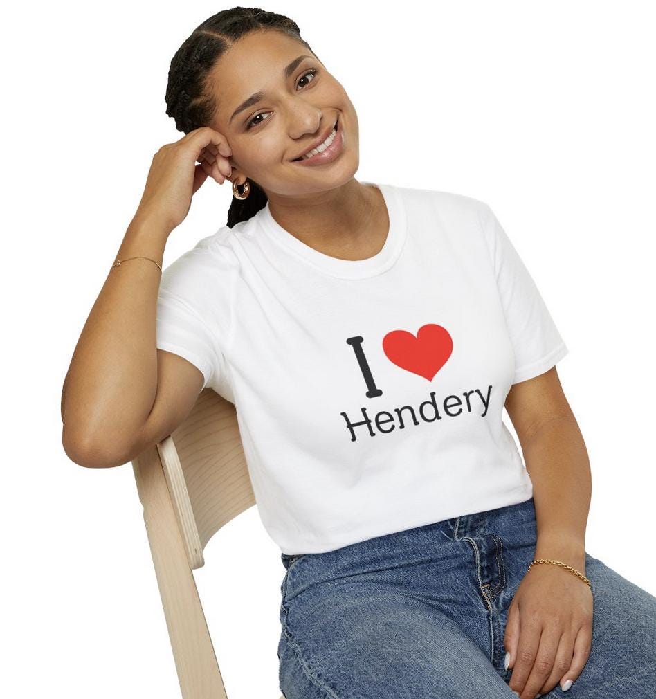 WayV Kpop Shirt, I Love Hendery Tee, Fan Gift, Concert Outfit, Unisex Cotton T-Shirt