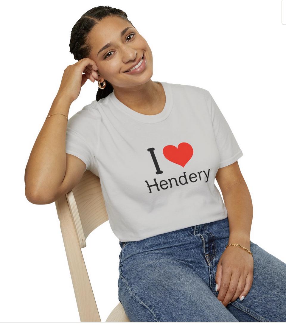 WayV Kpop Shirt, I Love Hendery Tee, Fan Gift, Concert Outfit, Unisex Cotton T-Shirt