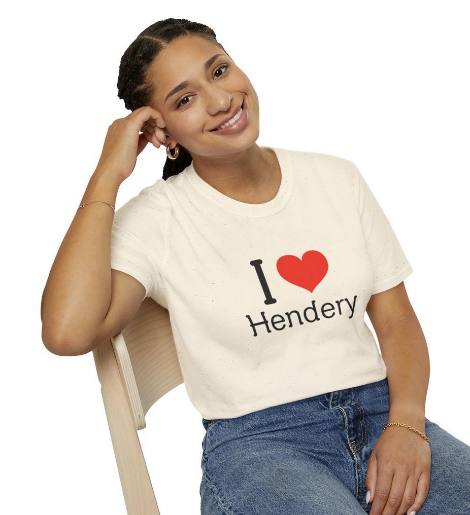 WayV Kpop Shirt, I Love Hendery Tee, Fan Gift, Concert Outfit, Unisex Cotton T-Shirt