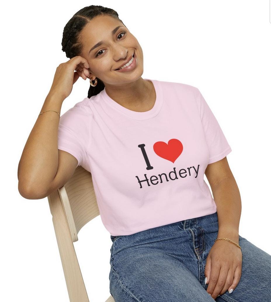 WayV Kpop Shirt, I Love Hendery Tee, Fan Gift, Concert Outfit, Unisex Cotton T-Shirt