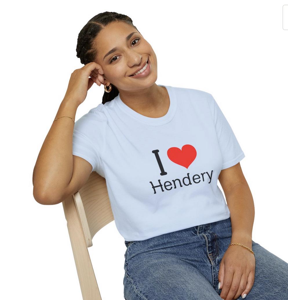 WayV Kpop Shirt, I Love Hendery Tee, Fan Gift, Concert Outfit, Unisex Cotton T-Shirt