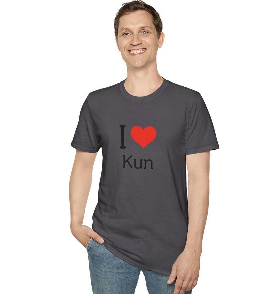 WayV Kpop Shirt, I Love Kun Tee, Fan Gift, Concert Outfit, Unisex Cotton T-Shirt