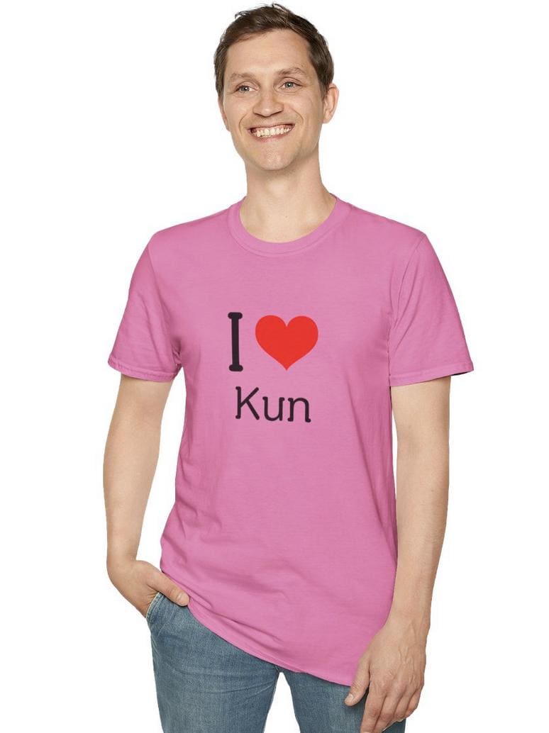 WayV Kpop Shirt, I Love Kun Tee, Fan Gift, Concert Outfit, Unisex Cotton T-Shirt
