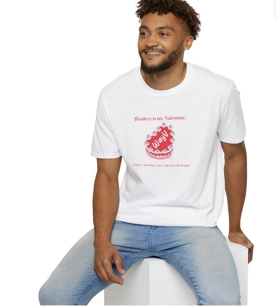 WayV Kpop Shirt, Hendery Valentine Tee, Funny Fan Merch, Concert Outfit, Unisex Cotton T-Shirt