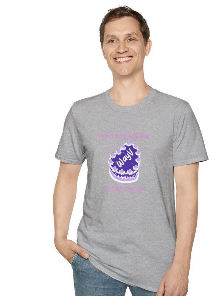 WayV Kpop Shirt, Winwin Valentine Tee, Fan Merch, Concert Outfit, Unisex Cotton T-Shirt