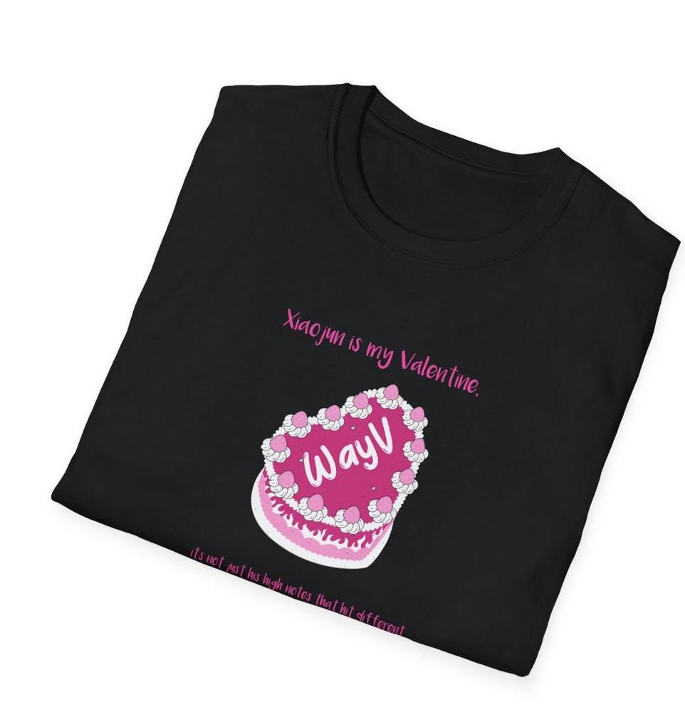 WayV Kpop Shirt, Xiaojun Valentine Tee, Fan Merch, Concert Outfit, Unisex Cotton T-Shirt