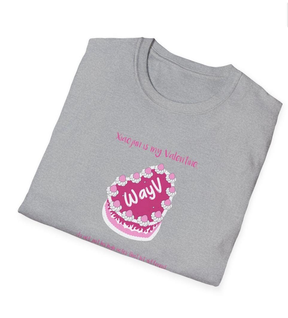 WayV Kpop Shirt, Xiaojun Valentine Tee, Fan Merch, Concert Outfit, Unisex Cotton T-Shirt
