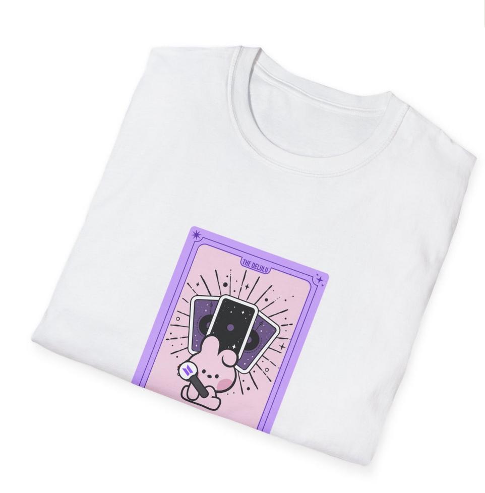 BTS Kpop Shirt, BT21 Cooky Tarot Tee, Fan Merch, Concert Outfit, Unisex Cotton T-Shirt