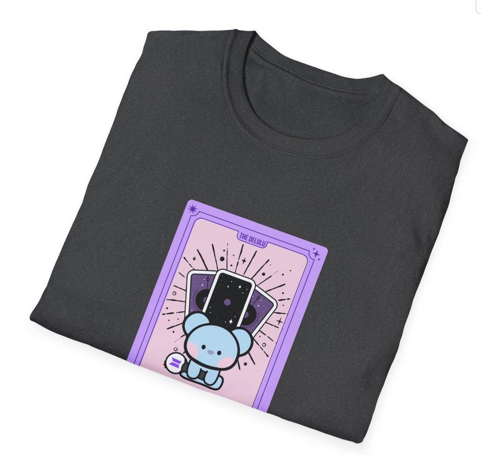 BTS Kpop Shirt, BT21 Koya Tarot Design, Fan Gift, Concert Outfit Tee, Unisex Cotton Top