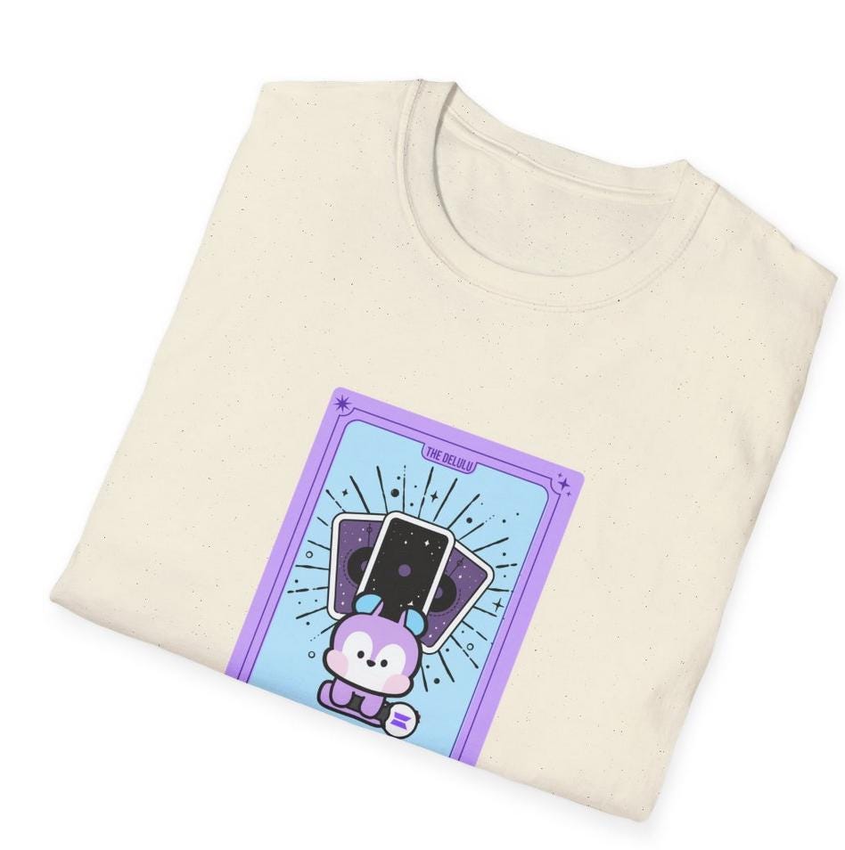 BTS Kpop shirt, BT21 Mang Tarot Tee, Army Fan Merch, Concert Outfit, Unisex Cotton T-Shirt