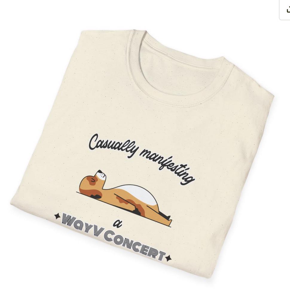 WayV KPop Shirt, Manifesting Concert Tee, Fan Merch, NCT WayV Outfit, Unisex Cotton T-Shirt