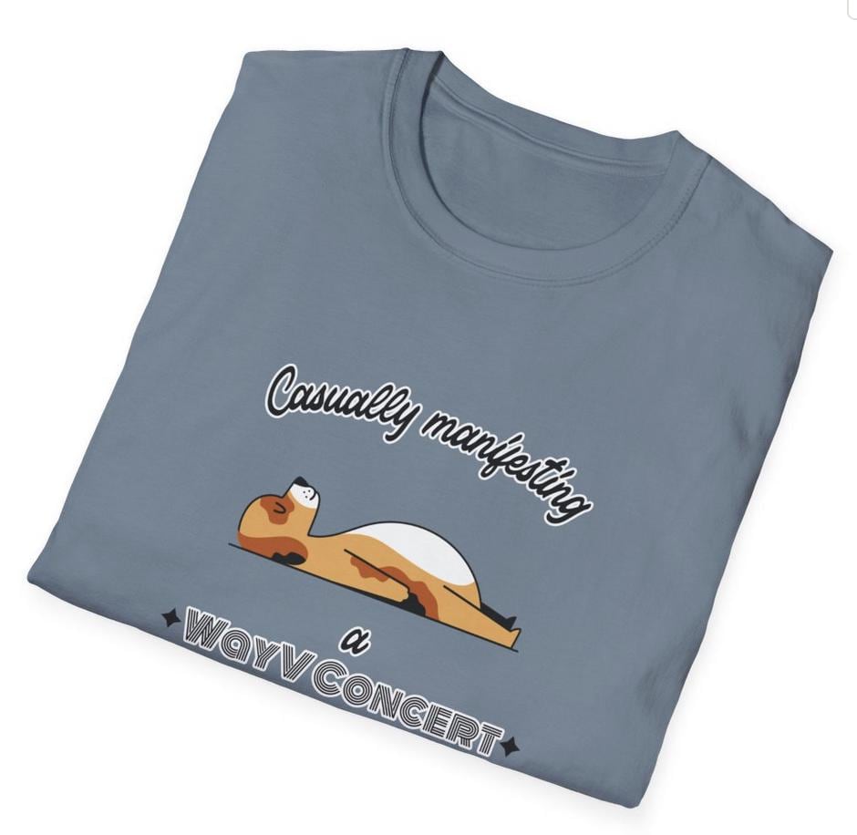 WayV KPop Shirt, Manifesting Concert Tee, Fan Merch, NCT WayV Outfit, Unisex Cotton T-Shirt