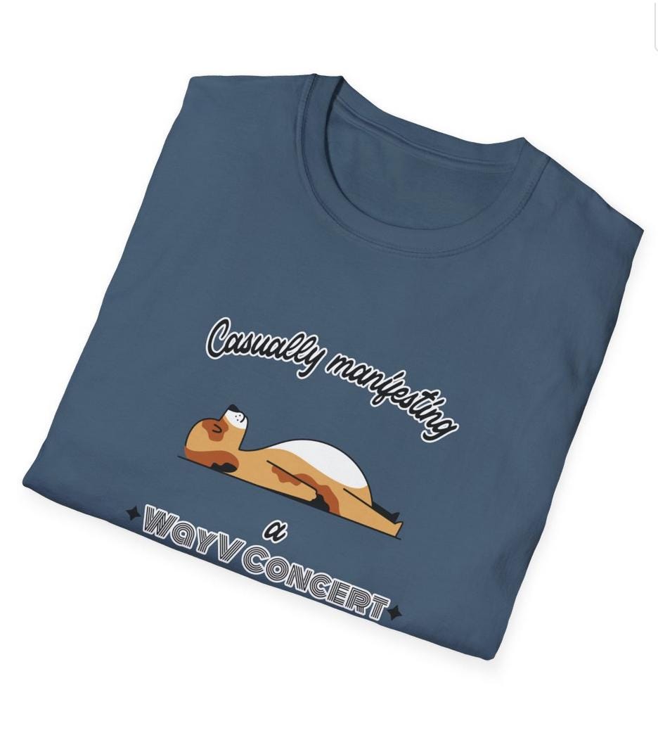 WayV KPop Shirt, Manifesting Concert Tee, Fan Merch, NCT WayV Outfit, Unisex Cotton T-Shirt