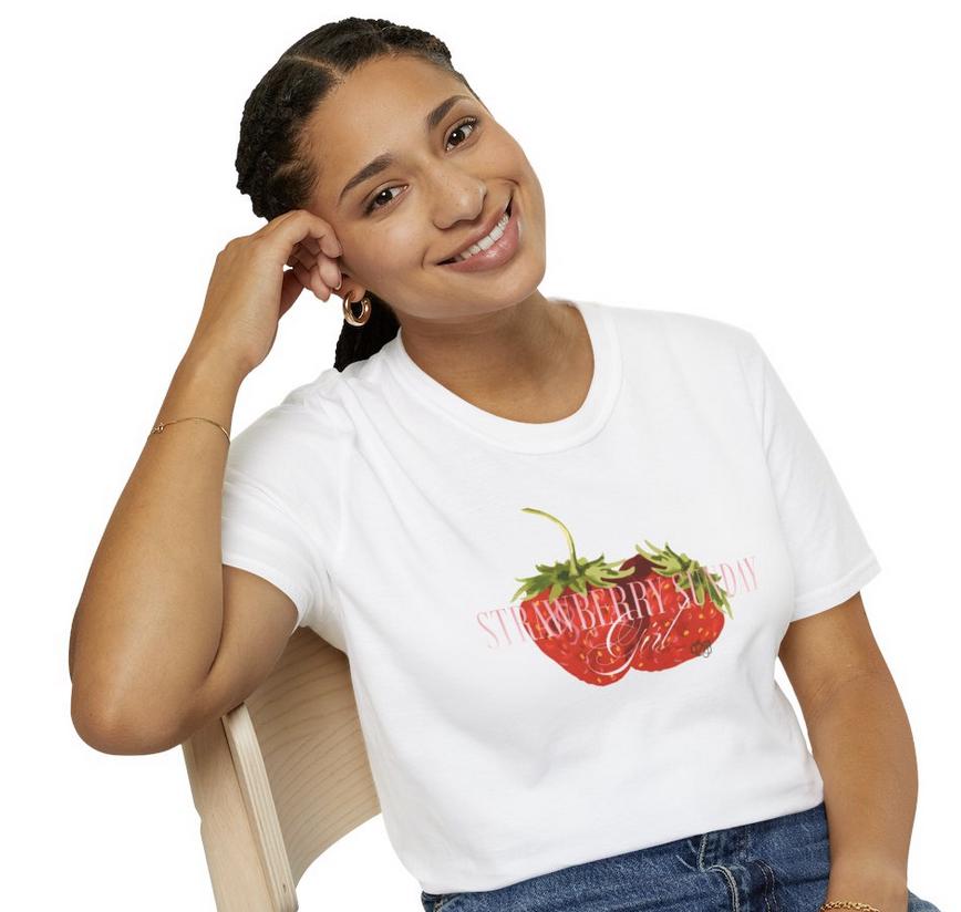NCT DoJaeJung Kpop Shirt, Strawberry Sunday Girl Tee, Fan Merch, Concert Outfit, Unisex Cotton T-Shirt
