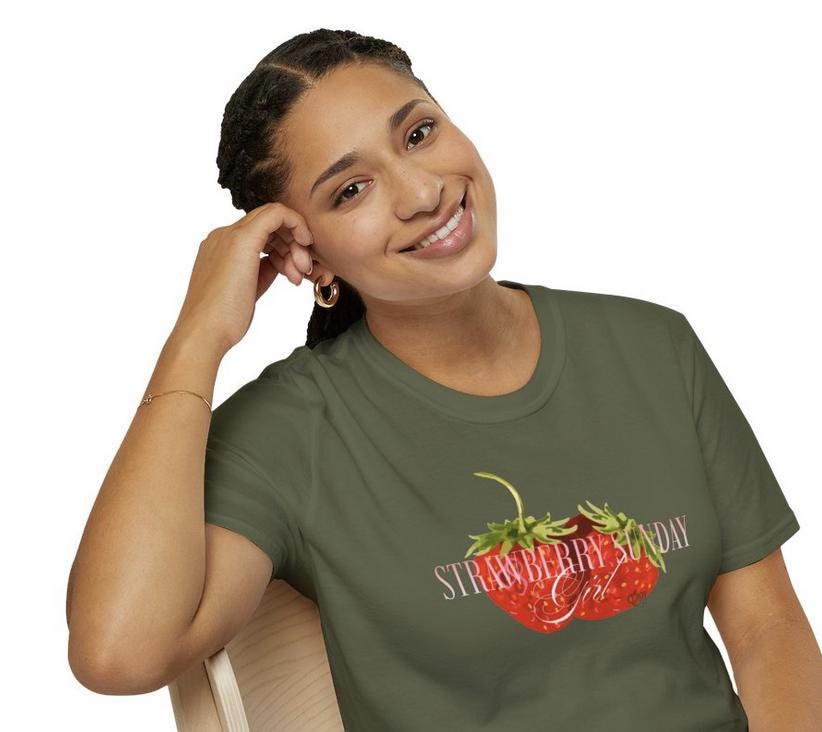 NCT DoJaeJung Kpop Shirt, Strawberry Sunday Girl Tee, Fan Merch, Concert Outfit, Unisex Cotton T-Shirt