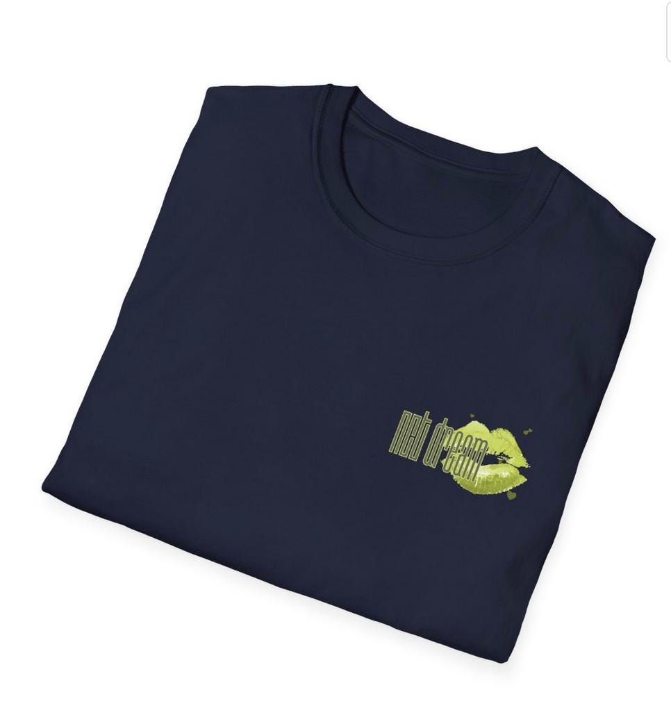 NCT Dream Kpop Shirt, Logo Lipstick Kiss Tee, Fan Gift, Concert Outfit, Unisex Cotton T-Shirt