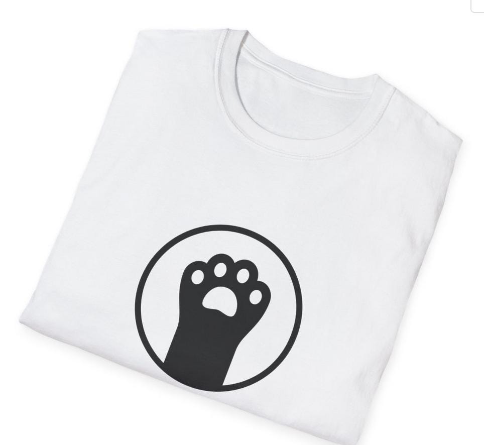 Kpop Shirt, Paws Up for Kpop Tee, Fan Merch, Concert Outfit, Unisex Cotton T-Shirt