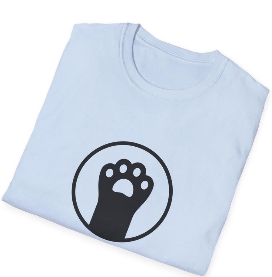 Kpop Shirt, Paws Up for Kpop Tee, Fan Merch, Concert Outfit, Unisex Cotton T-Shirt