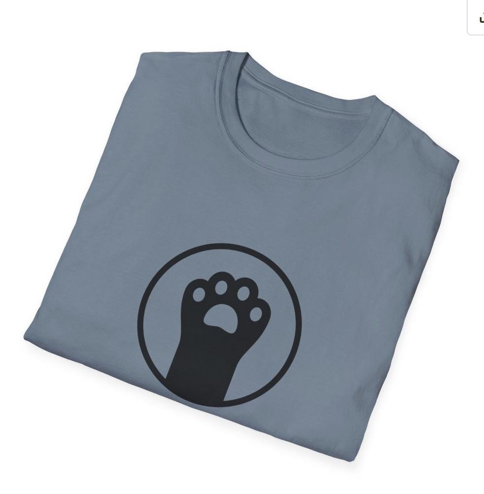 Kpop Shirt, Paws Up for Kpop Tee, Fan Merch, Concert Outfit, Unisex Cotton T-Shirt